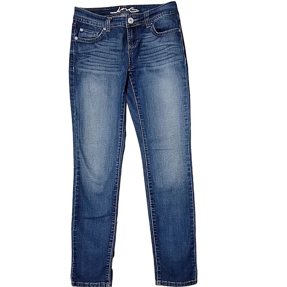 INC International Concepts Womens' Skinny Leg Curvy Fit Jeans Medium Wash sz 2 - Picture 2 of 9